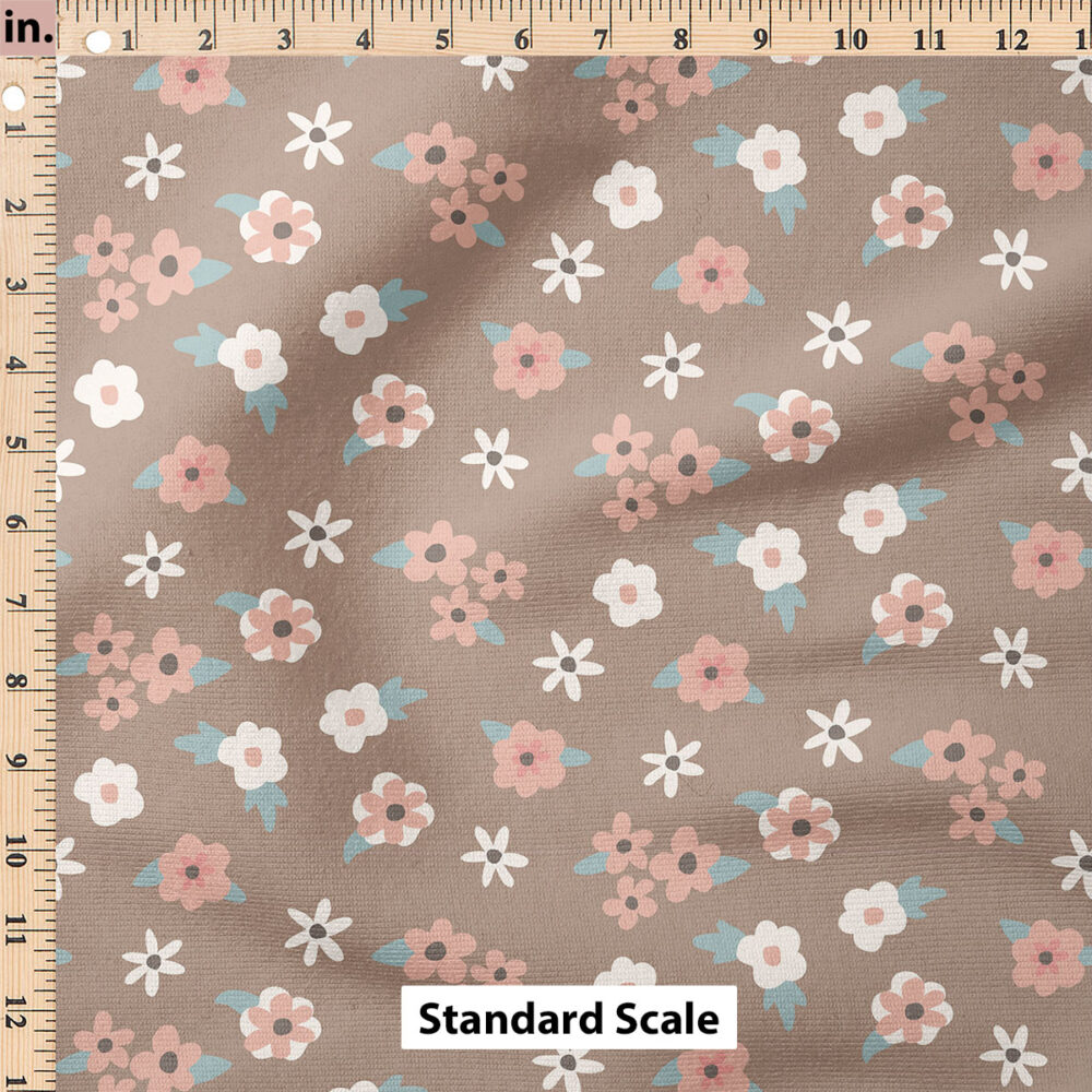 Ruler Scale for Mini Floral (Brown) by Hey Cute Design